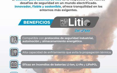 Soluciones de extinción para baterías de litio